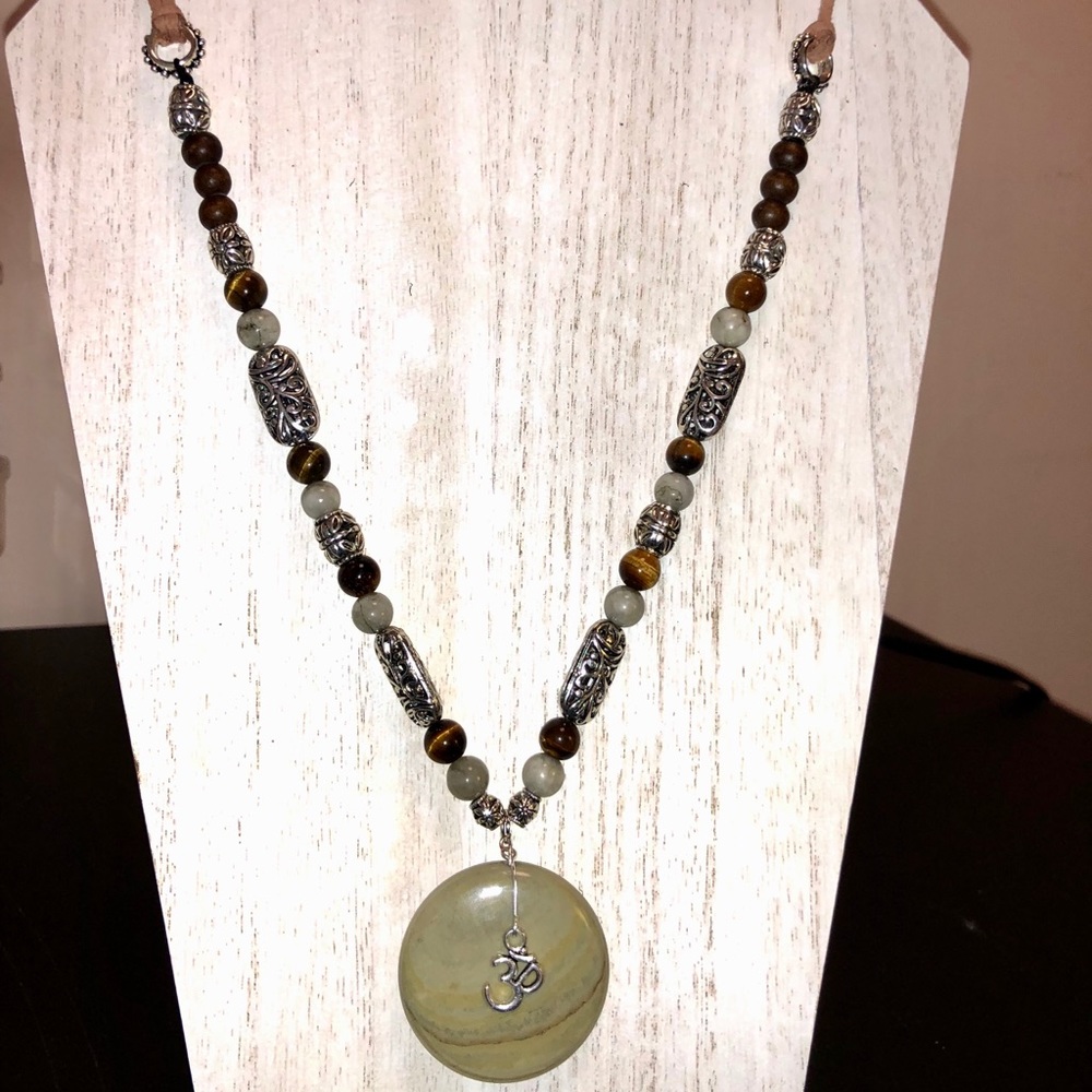 Meditation and Positivity fashion necklace